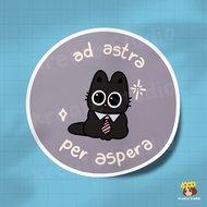 AD ASTRA PER ASPERA STICKER | Relatable Cute Laminated Waterproof Sticker