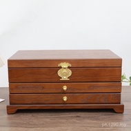 Luxury Wooden Jewelry Box Exquisite Ready Stock Storage Box Hand Jewelry High-End European Style Loc