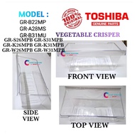 Toshiba Refrigerator Vegetable Crisper GR-B22MP, GR-A28MS, GR-B31MU, GR-S26, GR-S31 Fridge Drawer / 