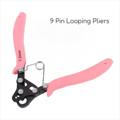 1.5mm Creating Craftsmanship Essential For Jewelry DIY Metal Craft Wire Bending Tool One Step 9Pin L