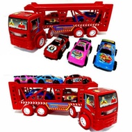 MAINAN TRUCK MIKA / PENGANGKUT MOBIL /CONTAINER TINGKAT /TRUK KONTAINER CONTRUKSI ST2111