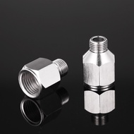 2pcs Professional Airbrush Air Hose Adaptor G1/8" BSP Male & G1/4" BSP Female Air Brush Connector fo
