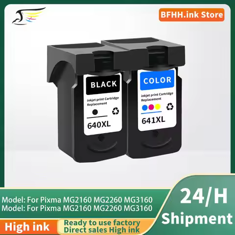 640 641 PG640 CL641 Ink Cartridge Compatible 640XL 641XL PG-640XL CL-641XL for Canon Pixma MG2160 MG