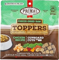 Primal Cupboard Cuts Freeze Dried Raw Cat Food & Dog Food Topper, Grain Free Meal Mixer for Dogs & C