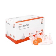 Insulin Pen Needles 5mm (3/16”) x 31G Mini, 90 Count: for at-Home Insulin Injections, Compatible wit
