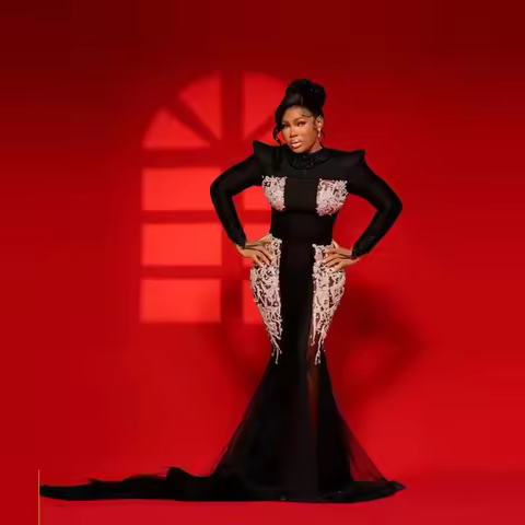 Aso Ebi Beaded Evening Gowns Tulle See Through Elegance Black Mermaid Prom Dresses Beading Applique 