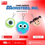 GANTUNGAN MONSTER INC Theme Acrylic Keychain
