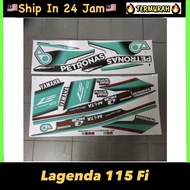 Stiker sticker body cover set stripe (7) yamaha lagenda115fi lagenda 115fi srl 115 fi GP LIMITED EDI