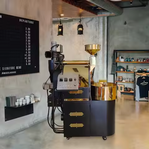 Food Waste ConverterManufacturer Supply Stainless Steel 1kg/2kg/2.5kg Coffee Bean Roaster Commercial