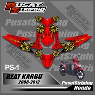 PS-1 Full Body Decal Sticker CarburetorBEAT 2008-2012 Striping Sticker CarburetorBEAT 2008 Tribal Ta
