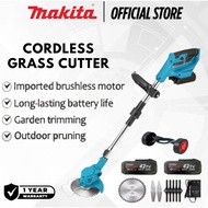 MAKITA Grass cutter เครื่องตัดหญ้าไฟฟ้าไร้สายทรงพลัง 388V ที่กันจอนหญ้าแบตเตอรี่ลิเธียมแบบ