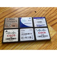 Memory CF 8GB, 4GB, 2GB, 1GB, 512MB, 256MB, 64MB, 32MB, 16MB Industry Compact Flash