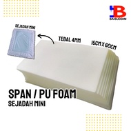 Span Sejadah Mini Siap Potong 15cm x 60cm / Span Keping / PU Foam