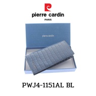 Pierre Cardin (ปีแอร์ การ์แดง) กระเป๋าธนบัตร กระเป๋าสตางค์ใบยาว  กระเป๋าสตางค์ทรงยาว กระเป๋าหนัง กระเป๋าหนังแท้ รุ่น PWJ4-1151AL พร้อมส่ง ราคาพิเศษ