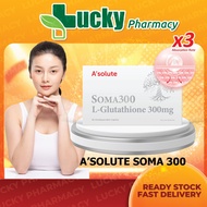 ASOLUTE SOMA 300 L-GLUTATHIONE 300MG | WORLD NO.1 SKIN BRIGHTENING FORMULA