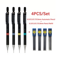 JAYNEBIO Low Gravity Mechanical Pencil Plastic 0.3/0.5/0.7/0.9mm Automatic Pencil Creative Stationer