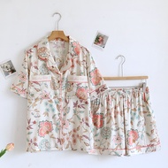 ชุดนอน Muslin Pajamas Collection Muslin Pet  รุ่น Flora Whimsy (N5143 T5143 P5143)  | ชุดนอนผู้หญิง