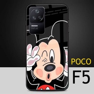 Glitter Glass Softcase For F5poco - Casing hp F5poco - Hanpdhone Protector F5poco - Casing hp -A06