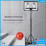 Home-use children's portable basketball stand, indoor and outdoor adjustable adult basketball hoop, 