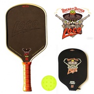 Bread & Butter LOCO Pickleball Paddle Set -  Foam Core Carbon fiber T700 - Includes Paddle Cover - P