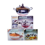 Yogam Diamond 8 Idly vessel cum Multi Kadai