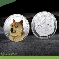 PHYSICAL COIN CRYPTO ART DOGE ETHEREUM SHIBA RIPPLE BITCOIN BINANCE