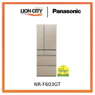 Panasonic NR-F603GT-N6 488L 6 Door Fridge  (Mature Gold- Made in Japan)