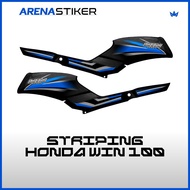 WIN19c Motif Honda Win 100 Sticker Striping Sticker Variation Sticker Striping Striker Lis Les Skotl