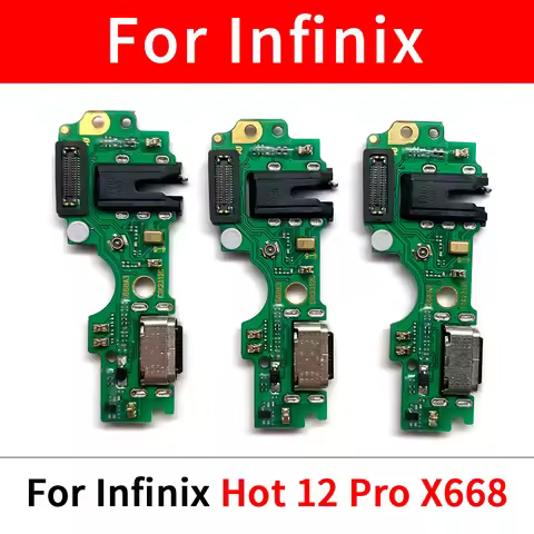 USB Charger Port Dock Connector Charging Board Flex Cable For Infinix Hot 10 11S 12 Pro 30i S3X Note