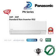 Panasonic Aircond Non Inverter PN Series R32 Air Conditioner 1HP 1.5HP 2HP 2.5HP Air Cond 冷氣機 空調 CS-