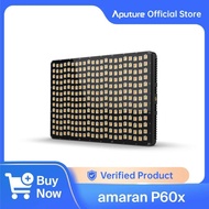 amaran P60x Bi-color P60c RGBWW Full-color LED Panel Photography Light 3200K-6500K Suitable Sidus Li