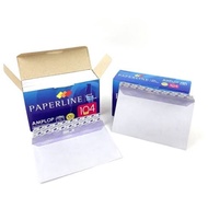 PAPERLINE 104 PPS Envelope with Safety Seal White Envelope/ Money Envelope Letter Envelope