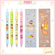 Cute Cartoon Character Pens Expression Click Mechanical Pens Unique Mechanical Pens, 4 Pieces