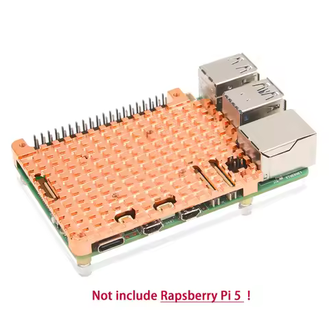 Raspberry Pi 5 Heatsink Copper Radiator for Pi 5 Only