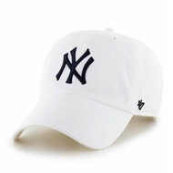 '47 Brand Clean Up New York Yankees White Cap