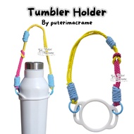 | Silicone Tumbler Holder Macrame | Tumbler Holder | Tumbler Strap | Macrame Tumbler Rope | Strap Tu