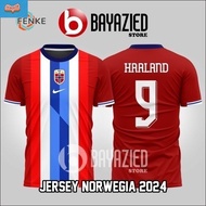 TIEQILI New Norway JERSEY HAALAND 2024 FULL PRINTING