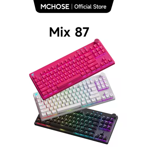 MCHOSE Mix 87 Magnetic Switch Gaming Keyboard Hall Effect 0.08ms Ultra-Low Latency 0.001mm Precision