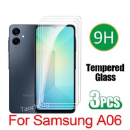 3 Pcs Phone Screen Protector For Samsung Galaxy A06 A 06 SamsungA06 4G 5G 2024 Tempered Glass Film F