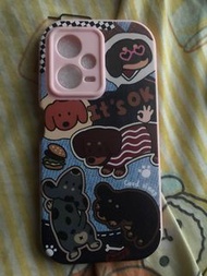 Redmi Note 12 Pro+ 5G 復古牛仔風狗狗保護套