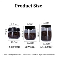 Daily Like | Coffee Bean Glass Storage Jar Sealed Container Vacuum Jar Sealed Food Storage