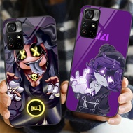 Murder Drones UZI 02 Glass Phone Case For Xiaomi POCO F3 F4 F5 M3 M4 M5 M6 4G X3 X4 GT NFC X5 X6 PRO