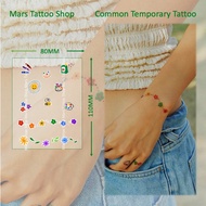 【Mars Tattoo】Common Tattoo, Colored Tattoo, Long Lasting,Temporary Tattoo Sticker, Fake Tattoo, CX04