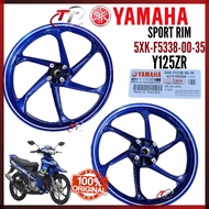 [ORIGINAL YAMAHA] 5XK Y125ZR Y125Z SPORTRIM CAST WHEEL SPORT RIM Y125 125Z 125ZR BLACK SILVER BLUE G