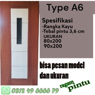 pintu rumah+kusen aluminium