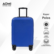 Koper Travel Aomi bahan ABS Polos Ringan & Simple dengan Resleting 20inch