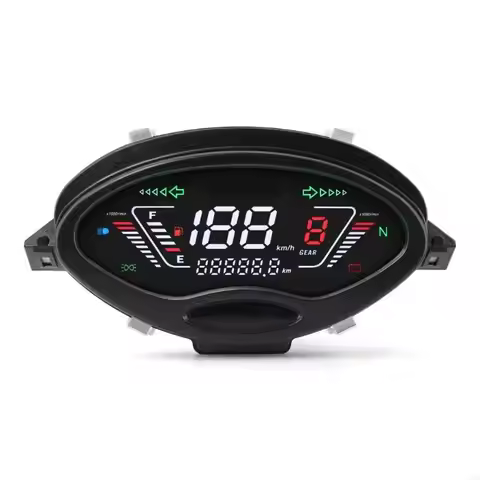 LX0E Motorcycle LCD Speedometer Digital Instrument Cluster Meter For Charisma 125 X & D WAVE125 Wave
