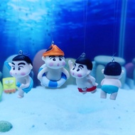 aquarium  aquarium accessor Ready Stock Suspension Crayon Shin-Chan Fish Tank Floating Doll Aquarium Landscaping Decorations Submerged Three-Dimen