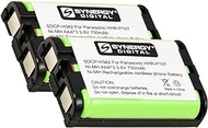 Synergy Digital Battery Compatible for Panasonic HHR-P107 Cordless Phone Combo-Pack includes: 2 x BATT-107 Batteries