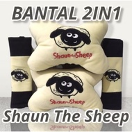 Car neck pillow 2 in 1 pillow shaun the sheep.